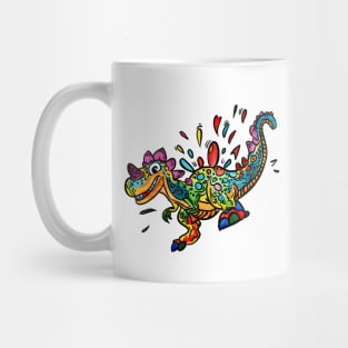 Dinosaur Rainbow Mug